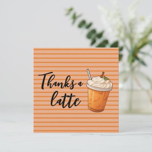 Merci Un Café Citrouille Latte (Debout devant)