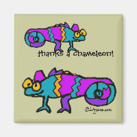 Merci un Chameleon ! Magnet