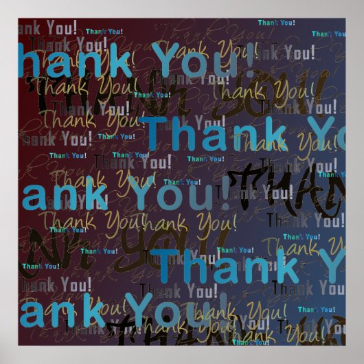 Merci! Un grand poster de Merci! (Devant)