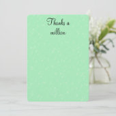 Merci Un Million De Cartes de remerciements (Debout devant)