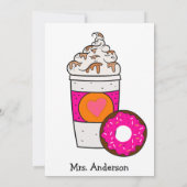 Merci une carte d'appréciation de l'enseignant en  (Dos)