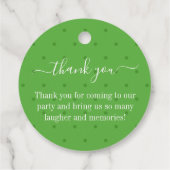 Merci une pastèque Étiquette de remerciement de pa (Dos)