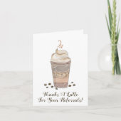 Merci une référence au café en latte (Devant)