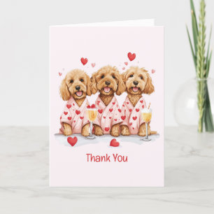 Merci Valentines Day Goldendoodle Dogs