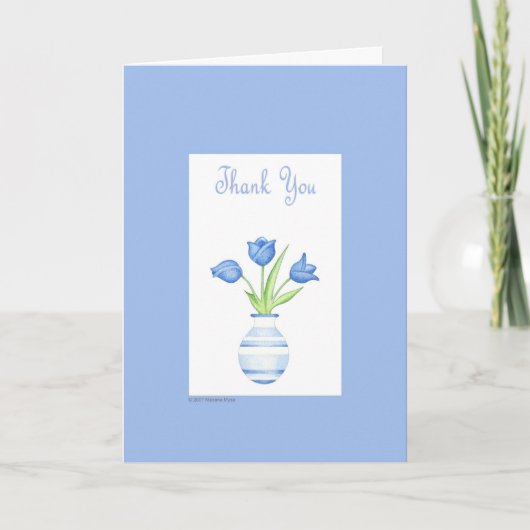 Merci Vase bleu (Devant)