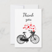 Merci Vélo Vintage Coeurs d'amour (Devant)