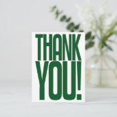 Merci vert géant ! Carte postale Loudmouth (Debout devant)