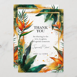 Merci vertical Oiseaux de Paradise Bliss