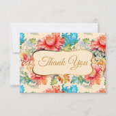 Merci victorien Vintage Floral (Devant)