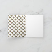 Merci vierge à l'intérieur de la carte de note ave (Intérieur)