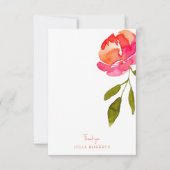 Merci vierge rose et orange de la douche à fleurs (Devant)