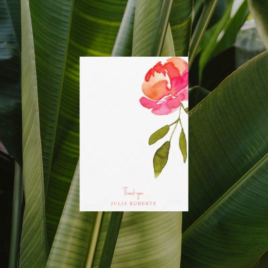 Merci vierge rose et orange de la douche à fleurs