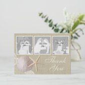 Merci vintage Beach Flat Card (Debout devant)