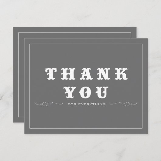 Merci vintage double face (Devant / Derrière)