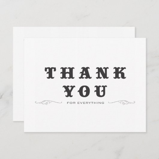 Merci vintage double face (Devant / Derrière)