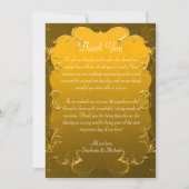 Merci vintage Mariage Damask Gold (Devant)