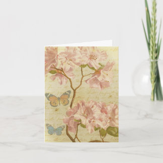 Merci Vintage Rhododendron rose Élégant Floral