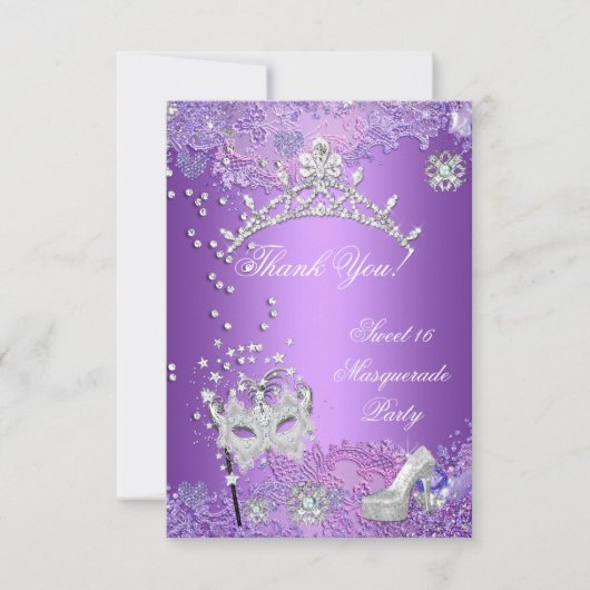Merci Violet Douce Seize 16 Mascarade (Devant)
