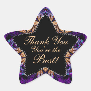 Merci Violet Vous êtes la Meilleure Autocollant