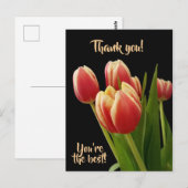 Merci, Vous êtes la meilleure carte postale avec d (Devant / Derrière)
