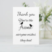 Merci Vous êtes l'ami que tout le monde veut Citer (Debout devant)