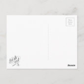 Merci Watercolor Branches Carte postale (Dos)