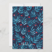 Merci Watercolor jardin nocturne - turquoise (Devant)