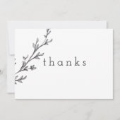 Merci Watercolor Leaf (Devant)