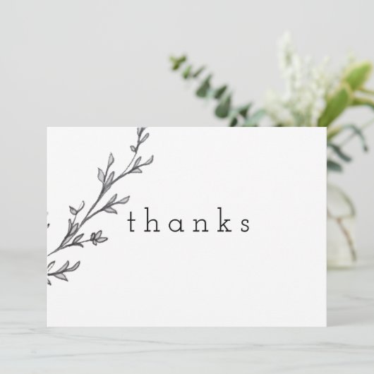 Merci Watercolor Leaf (Debout devant)