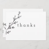 Merci Watercolor Leaf (Devant / Derrière)