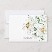 Merci Wedding shower de marguerites blanches (Devant)