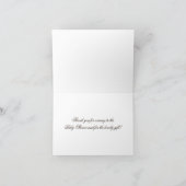 Merci Whimsical Baby shower abeille (Intérieur)