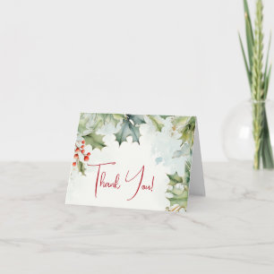 Merci   Winter Holly et Berries