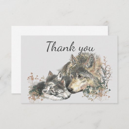 Merci Wolf & Cub Parent Babysitter (Devant / Derrière)