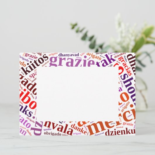 Merci Word cloud (Debout devant)