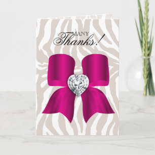 Merci Zebra Fashion Bijoux Bow Merci