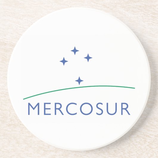 Mercosur Zandsteen Onderzetter (Voorkant)