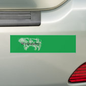 MERCREDI -petit - Sticker (En voiture)
