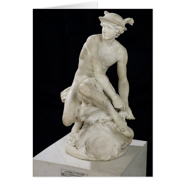 Mercure Attachant ses sandales ailées, 1744 (Devant)