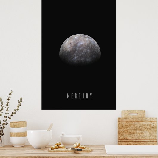 Mercurius - De Swift Messenger Poster (Keuken)