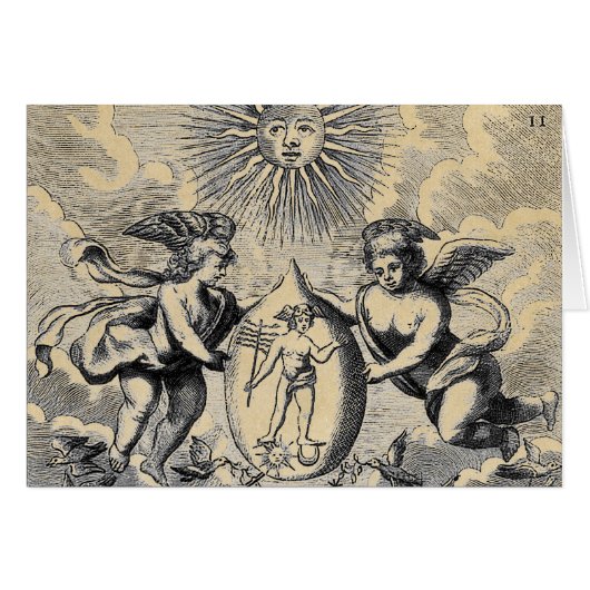 Mercurius Egg Alchemy Note Cards (Voorkant Horizontaal)