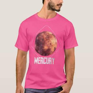 Mercurius Planeet Zonnestelsel Astronomie T-shirt