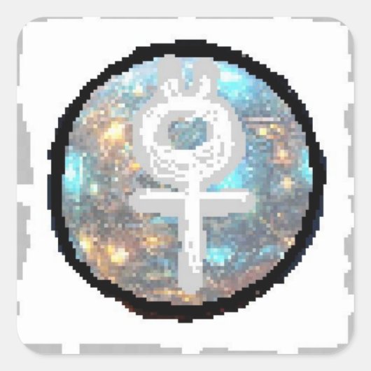 Mercury Day Vierkante Sticker (Voorkant)