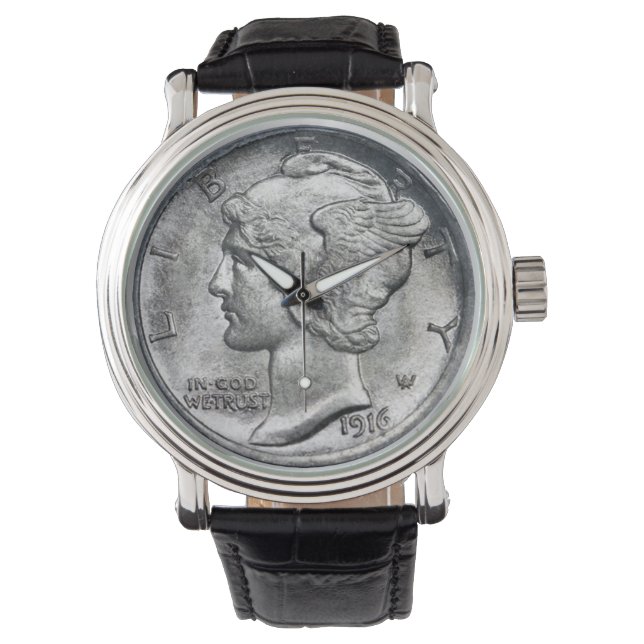 Mercury Dime Horloge (Voorkant)