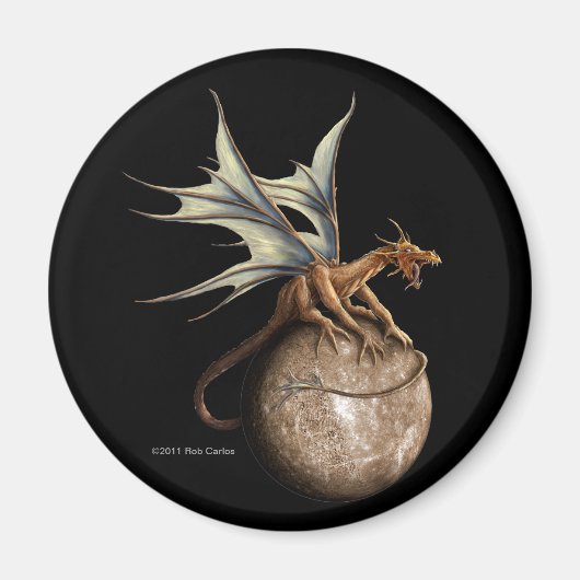 Mercury Dragon Magnet Magneet (Voorkant)