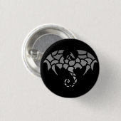 Mercury Dragon Pin Ronde Button 3,2 Cm (Voorkant /achterkant)