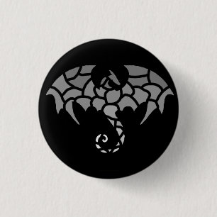 Mercury Dragon Pin Ronde Button 3,2 Cm