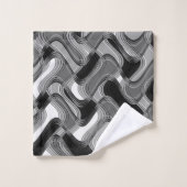 Mercury et serviette de sable réglée par l'artiste (Gant de toilette)