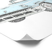 MERCURY MONTCLAIR 1955 POSTER (Hoek)