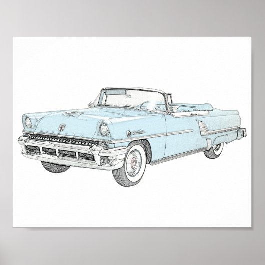 MERCURY MONTCLAIR 1955 POSTER (Voorkant)